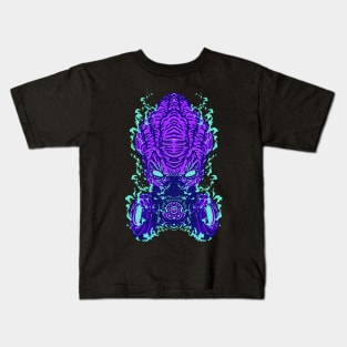 Alien Gas Mask Protos Kids T-Shirt